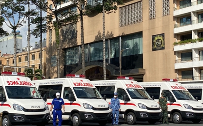 Thaco tài trợ 55 xe chuyên dụng cho Tp.HCM phòng chống dịch Covid-19