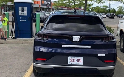 Trụ sạc điện cho VinFast VF 8 tại Canada có giá hơn 1,2 tỷ đồng