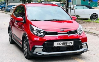 Kia Morning 2022 biển có 4 số 8 liền nhau chào giá 700 triệu đồng