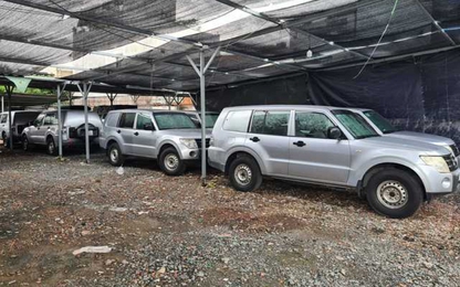 Lô Mitsubishi Pajero chở tiền thanh lý giá hơn 200 triệu đồng