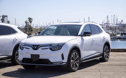 VinFast VF8 lần đầu trưng bày tại Việt Nam với diện mạo ấn tượng