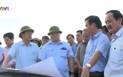 Kiểm tra công tác khắc phục hạn hán tại Quảng Trị