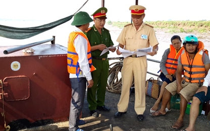 Ninh Bình: Đảm bảo an toàn giao thông đường thủy trong mùa mưa bão