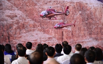 Xuất hiện dịch vụ du lịch Vịnh Hạ Long bằng trực thăng