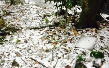 Lần đầu tiên trong lịch sử, thủ đô Hà Nội có tuyết rơi