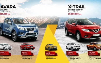 Nissan Việt Nam tung khuyến mãi lớn tháng 7/2017