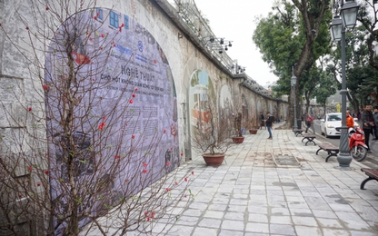 Phố bích họa Phùng Hưng sẵn sàng trước lễ khai trương