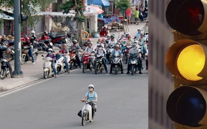Ô tô vượt đèn vàng có thể bị phạt đến 5 triệu đồng