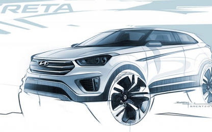 Lộ ảnh phác thảo Hyundai Creta