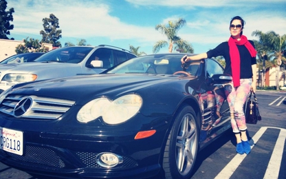 Mercedes SL55 của Thu Phương được chồng tặng, giá bao nhiêu?