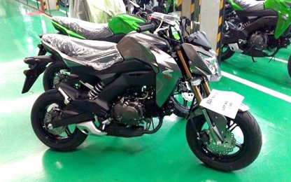 Ảnh đầu tiên của Kawasaki Z125 - đối thủ Honda MSX 125