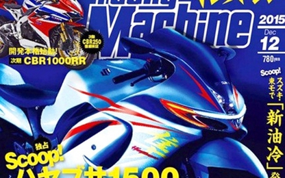 'Thần gió' Suzuki Hayabusa 1.500 phân khối sắp trình làng