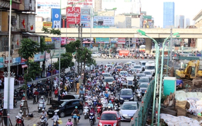 Giao thông cửa ngõ Tây Nam Hà Nội-Kẹt cứng trên những cung đường mới