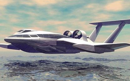 Tàu biển lai máy bay di chuyển nhờ đệm không khí