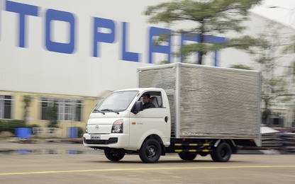 Xe tải nhẹ Hyundai Porter H100 ra mắt với giá bán 325 triệu đồng