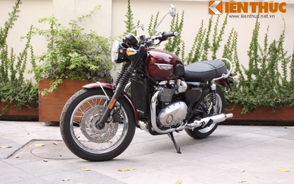 Triumph Bonneville T120 giá 550 triệu đầu tiên tại VN