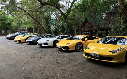 Dàn siêu xe theo phong cách đại gia Dubai cực chất của Cường Đô La