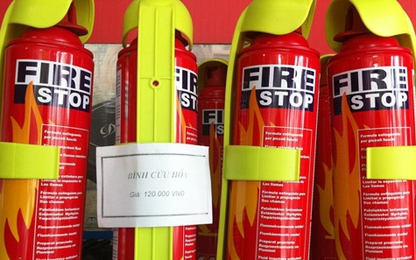 Trời nóng, bình chữa cháy trên ôtô dễ phát nổ