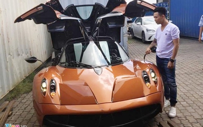 Siêu xe Pagani Huayra hơn 80 tỷ của Minh Nhựa về Việt Nam