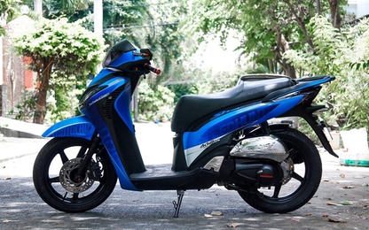 Honda SH 2010 sơn dàn vỏ thể thao ở Sài Gòn
