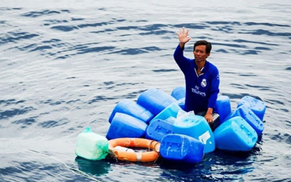 Thuyền viên 4 ngày mất tích trên biển được tàu Pháp cứu