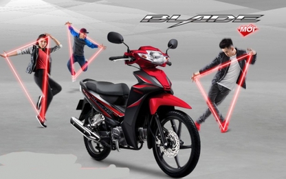 Giá từ 18,6 triệu - Honda Blade 110 mới có gì?