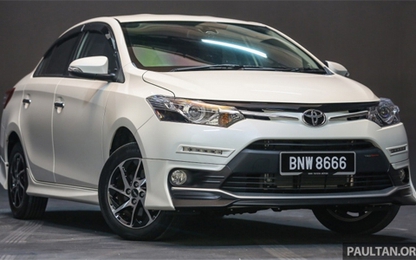 Toyota Vios mới trang bị camera 360 độ xung quanh xe