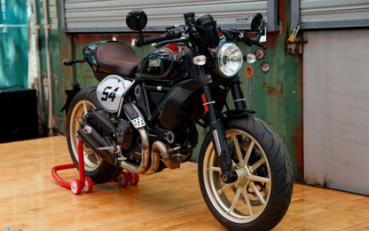 Chi tiết Ducati Scrambler Cafe Racer đầu tiên Việt Nam