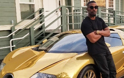 Jamie Foxx khoe Bugatti mạ vàng giá hơn 40 tỷ