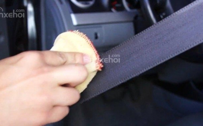 Hướng dẫn vệ sinh dây an toàn trên xe ô tô đúng cách