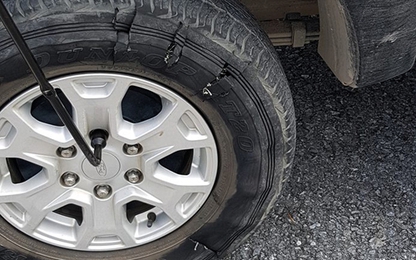 Lý do ôtô hay bị nổ lốp trên đường cao tốc ở Việt Nam