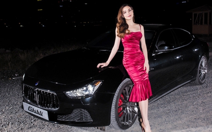 Hà Hồ thêm Maserati Ghibli S Q4 vào bộ sưu tập xe