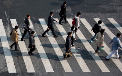 Camera bảo vệ người đi bộ ở Trung Quốc