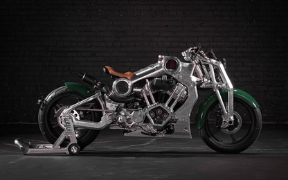 Curtiss Warhawk 2018 - môtô chế tác thủ công giá 105.000 USD