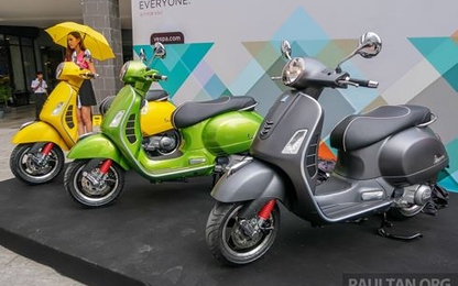 Vespa GTS Super 300 2018 có giá bán 158 triệu đồng ở Malaysia