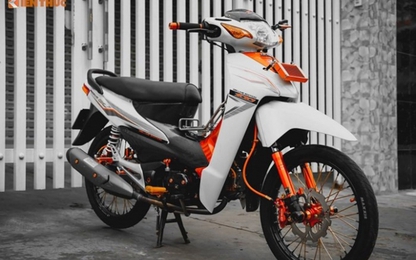 Xe máy Honda Wave Alpha "độ khủng" tại Sài Gòn