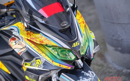 KYMCO AK550 độ cho fan cuồng Valention Rossi