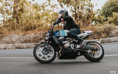 Kawasaki Z800 độ flat track, mang đậm chất phong cách thập niên 80