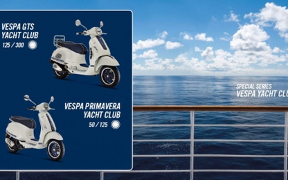Piaggio tung 2 phiên bản Vespa đặc biệt kỷ niệm 50 năm