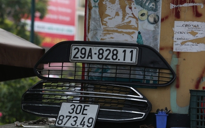 Chuộc biển số ôtô - dịch vụ nở rộ mùa mưa tại Việt Nam
