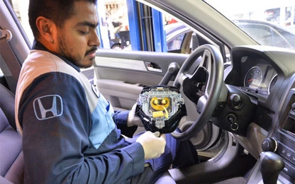 Honda triệu hồi 1,4 triệu xe tại Mỹ sửa lỗi túi khí