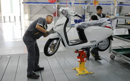 Bên trong nhà máy sản xuất xe máy VinFast