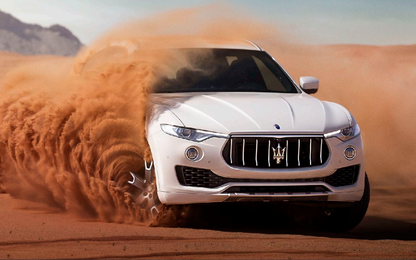Cây đinh ba Maserati Levante "xào, chẻ" con đường tơ lụa
