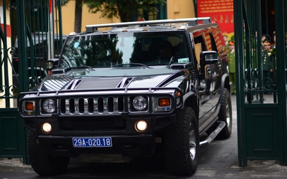 Hummer chống đạn, xe bọc thép xuất quân bảo vệ thượng đỉnh Mỹ - Triều