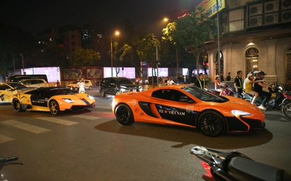 Dàn siêu xe trăm tỷ của Car Passion náo động Hà Nội