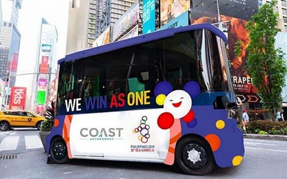SEA Games 30 sử dụng xe bus không người lái
