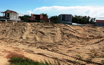 Quảng Ngãi: Hô biến 2,5 ha đất trồng cây thành bãi cát trái phép