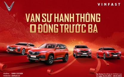 Sở hữu VinFast Lux trước Tết Nguyên đán, lợi cả trăm triệu đồng