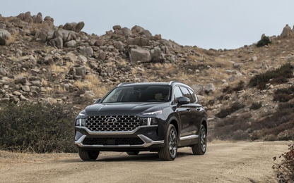 Hyundai Santa Fe 2021 rục rịch ra mắt người tiêu dùng Việt