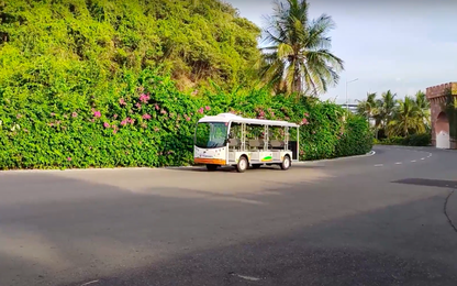 VinFast thử nghiệm xe điện tự hành trên đảo Hòn Tre